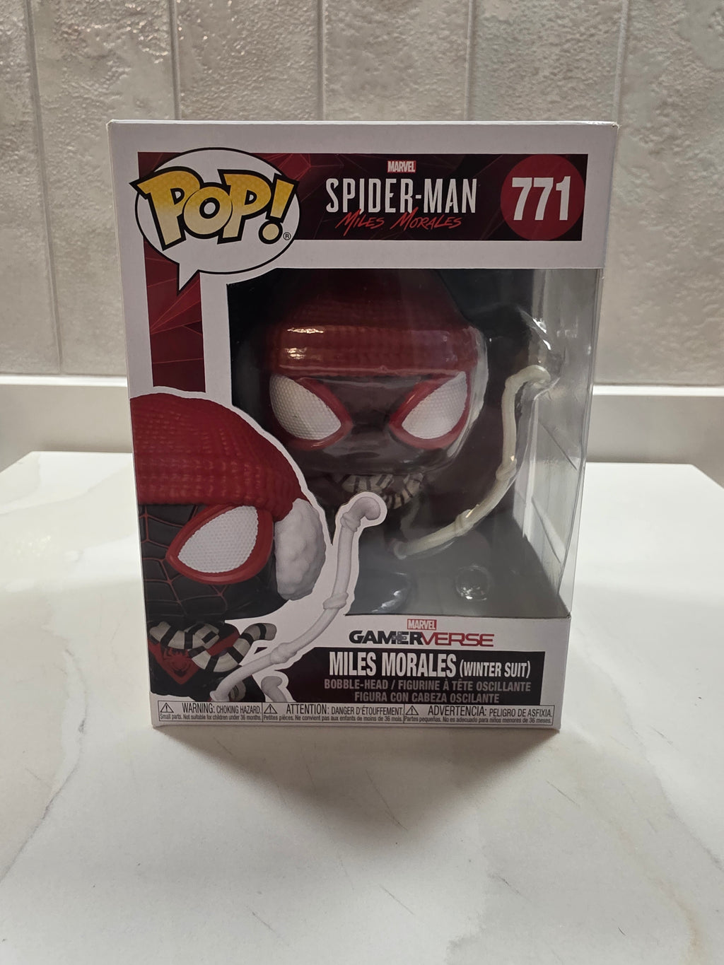 Funko Pop! Marvel Miles Morales (winter suit) 771 (pre-owned)