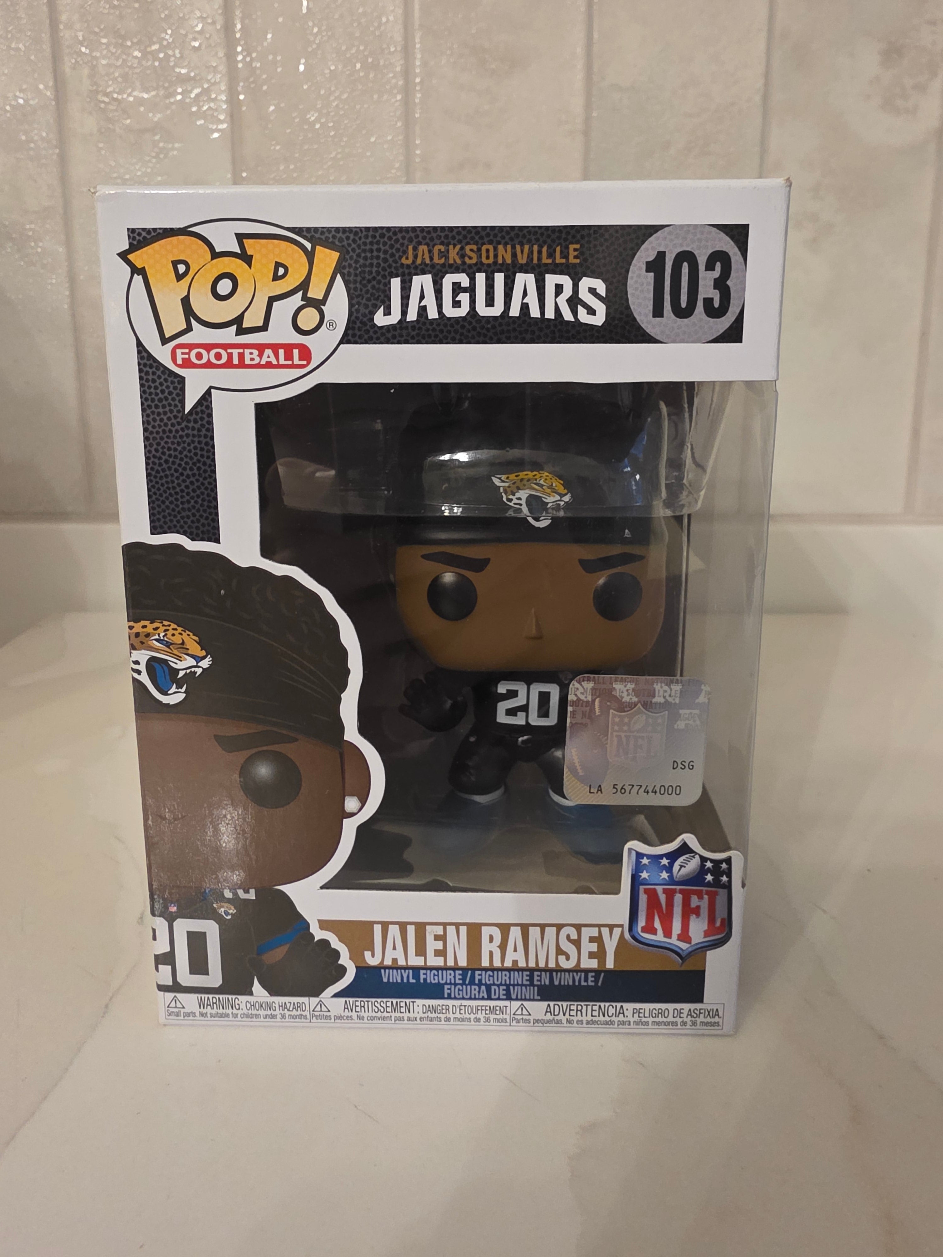 Funko Pop! NFL Jaguars Jalen Ramsey 103 (pre-owned)