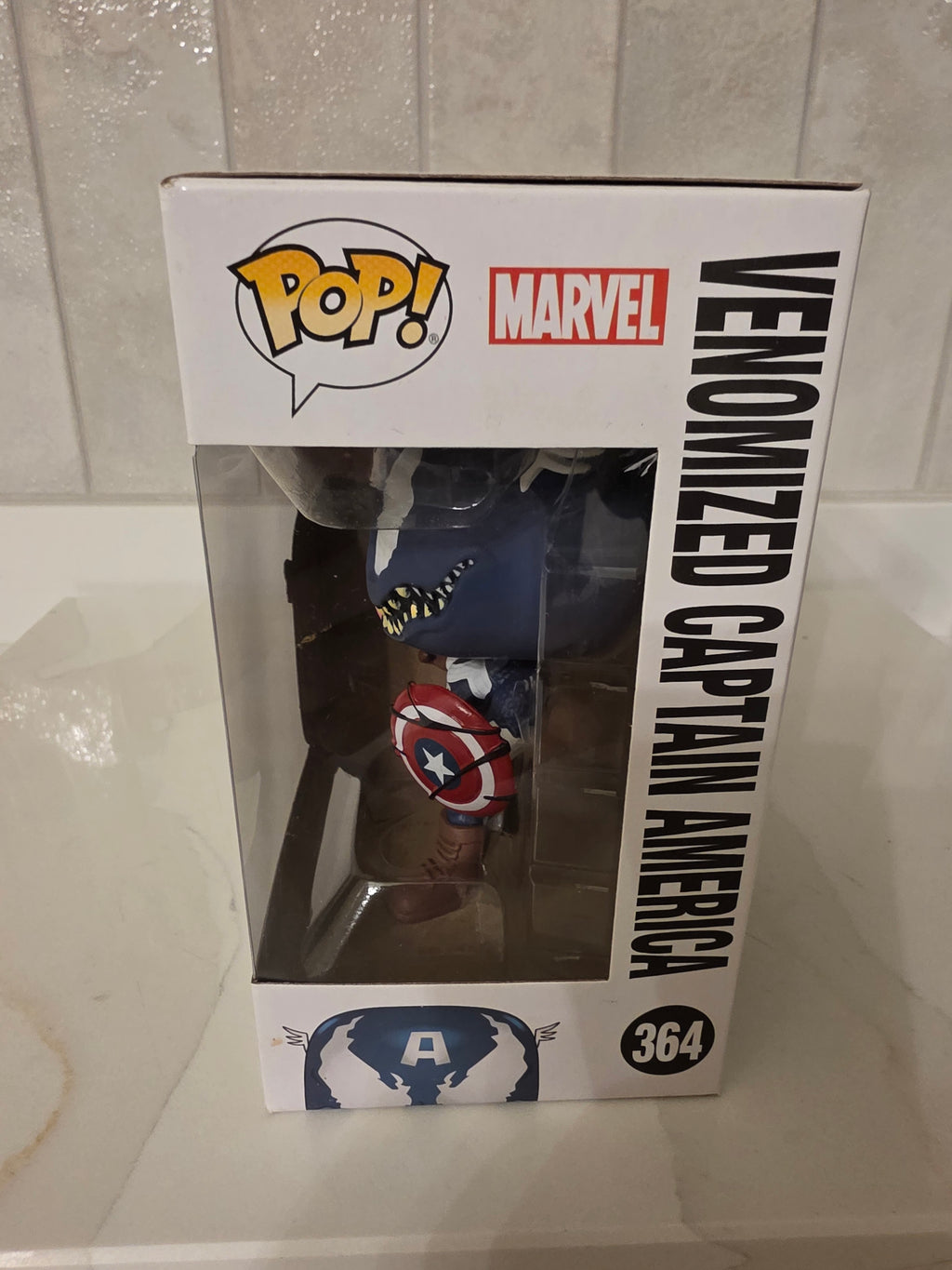 Funko Pop! Marvel Venomized Captain America 364 (pre-owned)