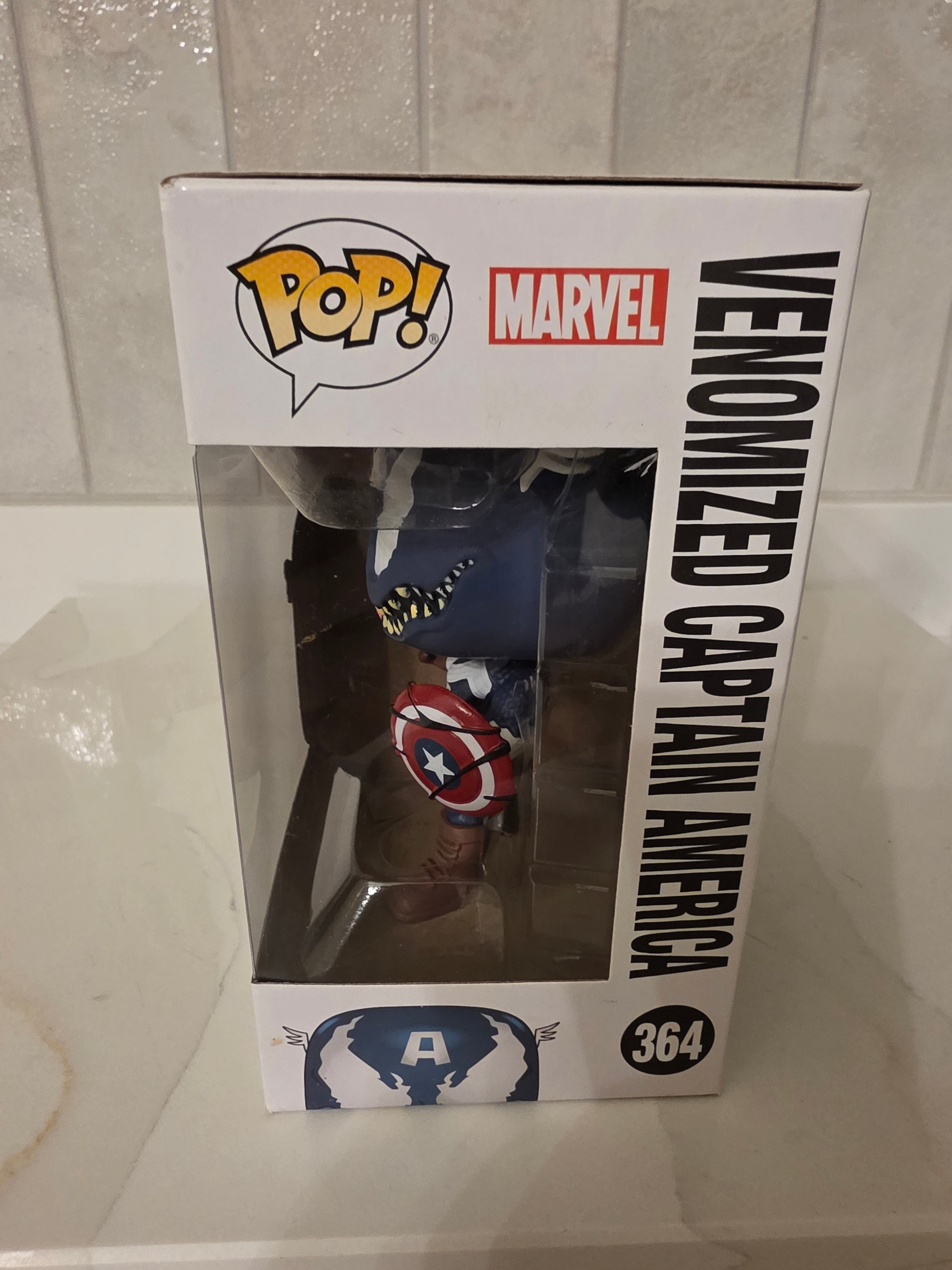 Funko Pop! Marvel Venomized Captain America 364 (pre-owned)