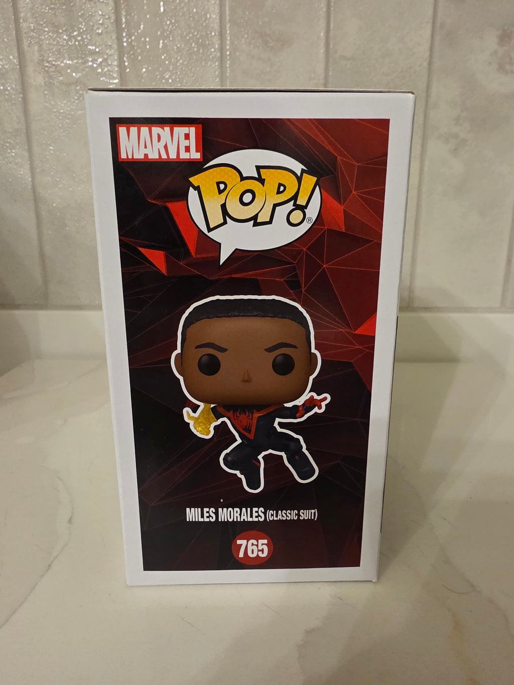 Funko Pop! Marvel Miles Morales (classic suit) 765 Chase (pre-owned)