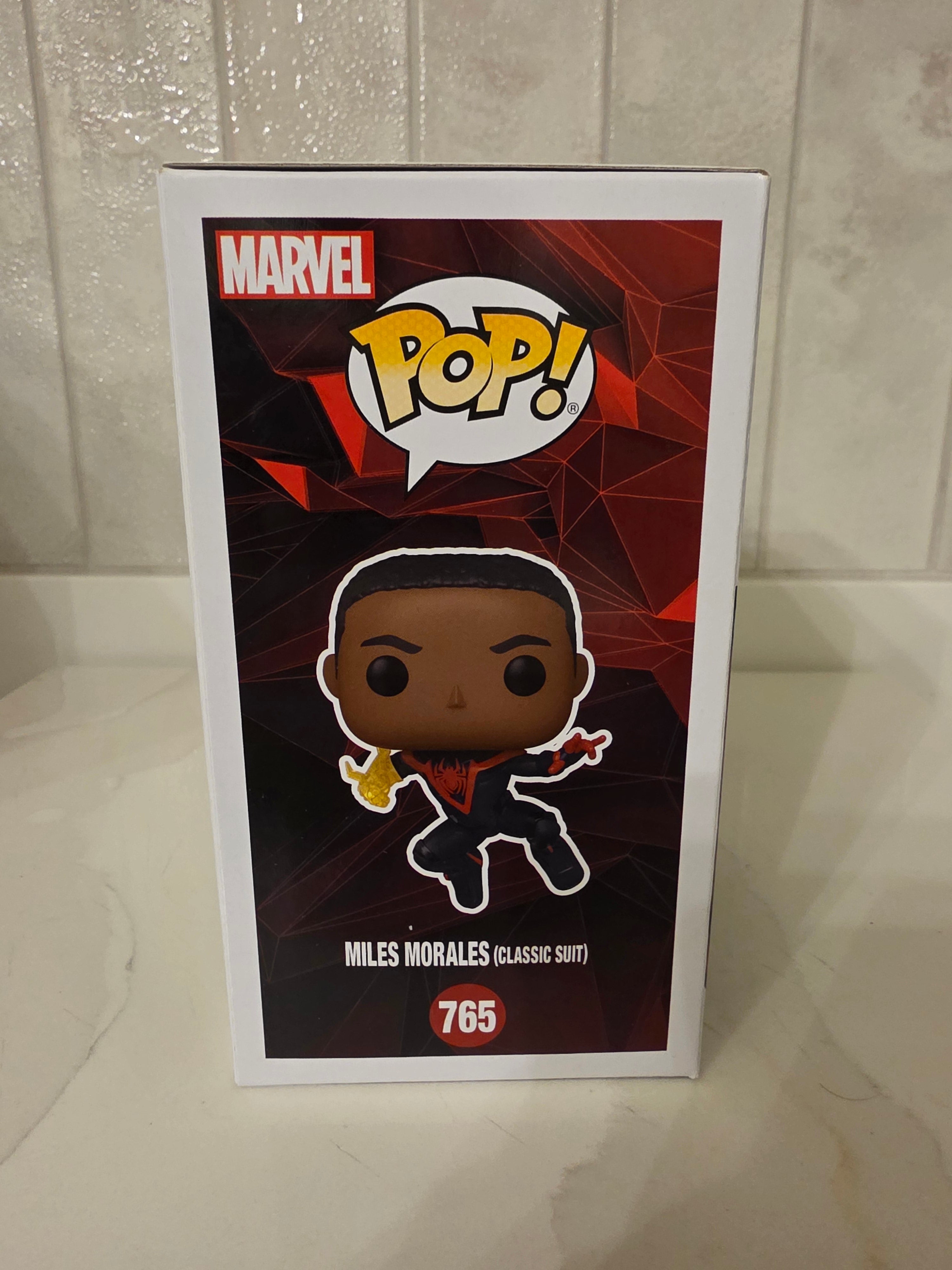 Funko Pop! Marvel Miles Morales (classic suit) 765 Chase (pre-owned)