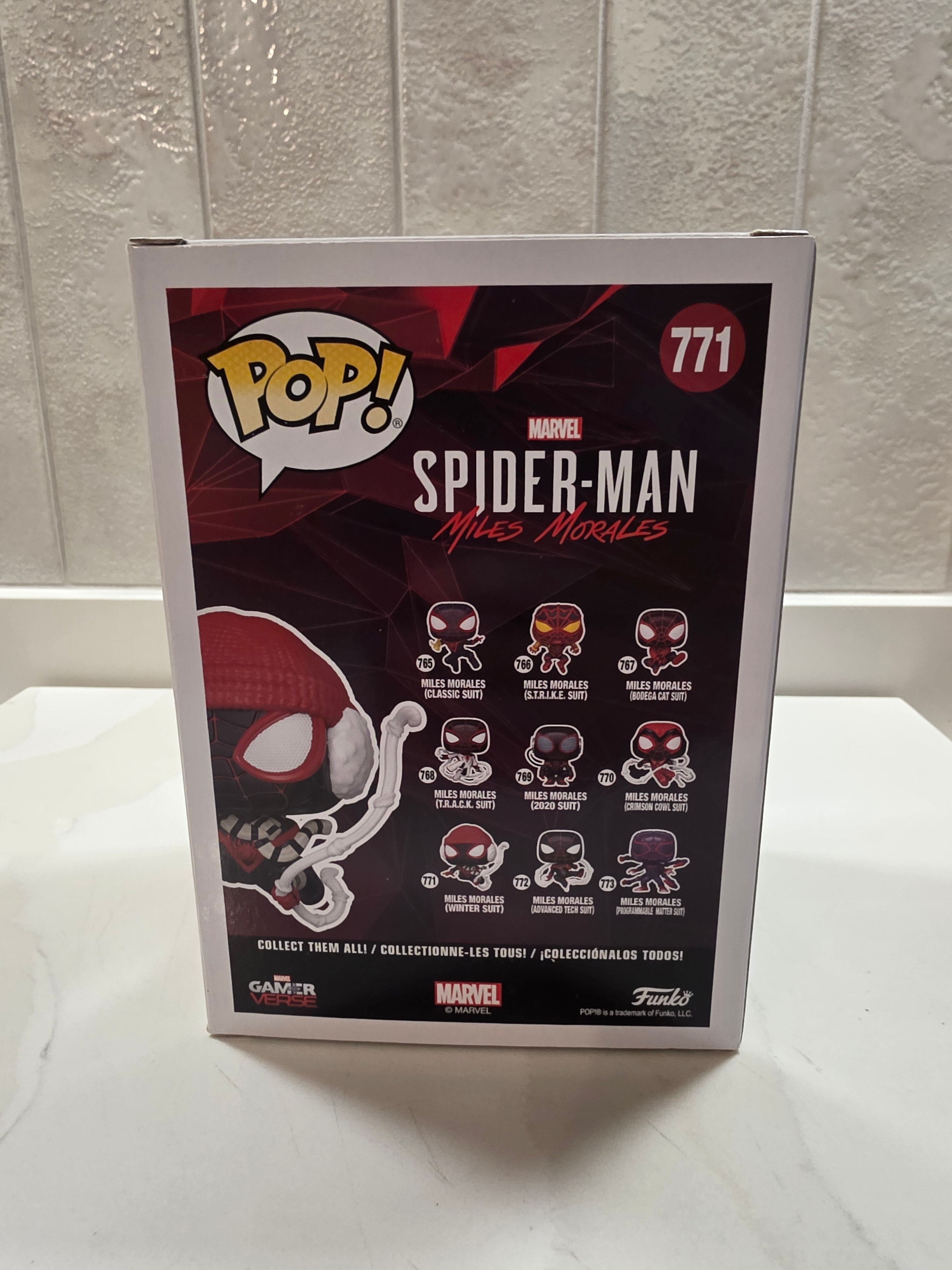 Funko Pop! Marvel Miles Morales (winter suit) 771 (pre-owned)