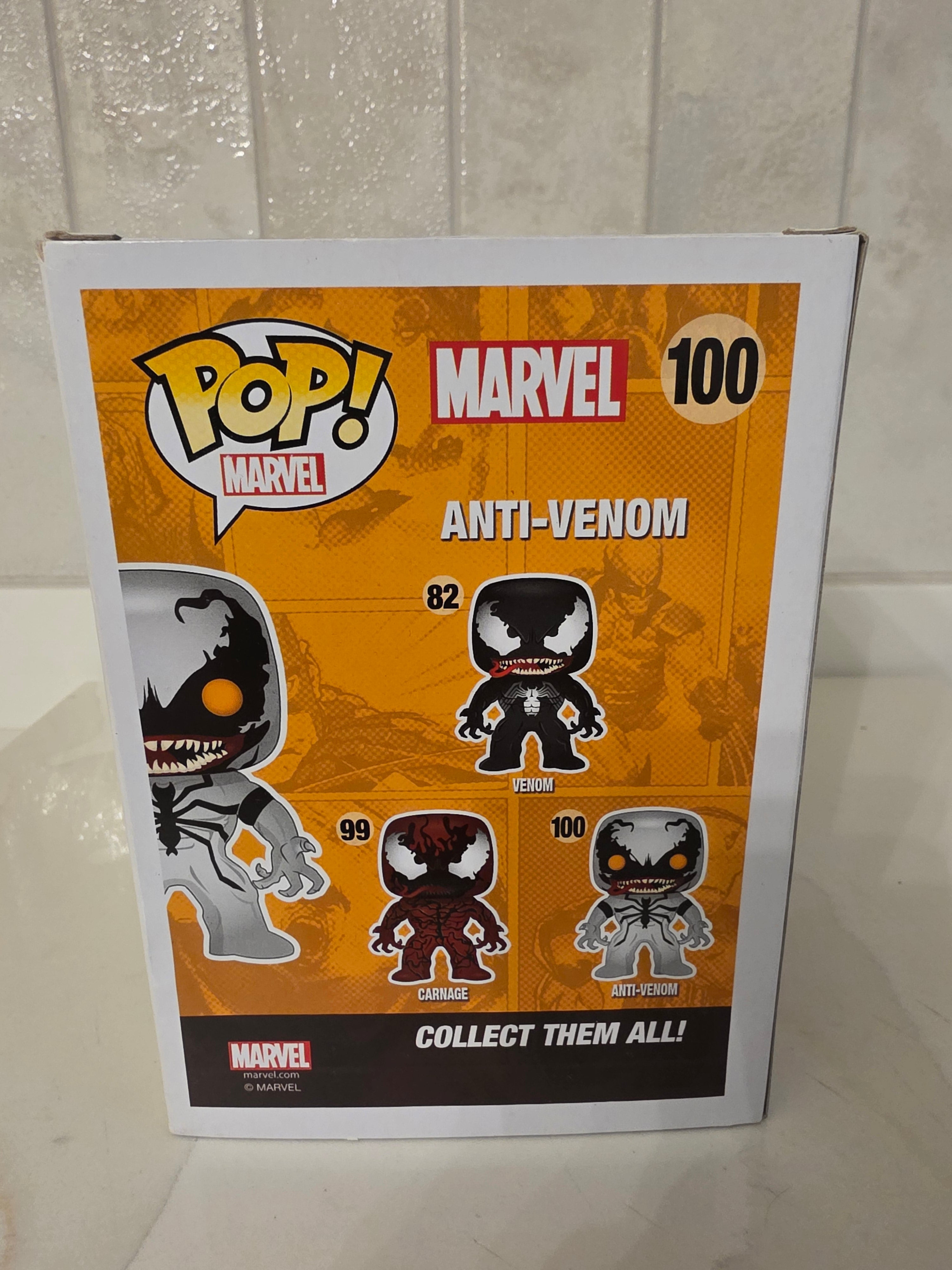 Funko Pop! Marvel Anti-venom 100 (underground toys exclusive) (pre-owned)