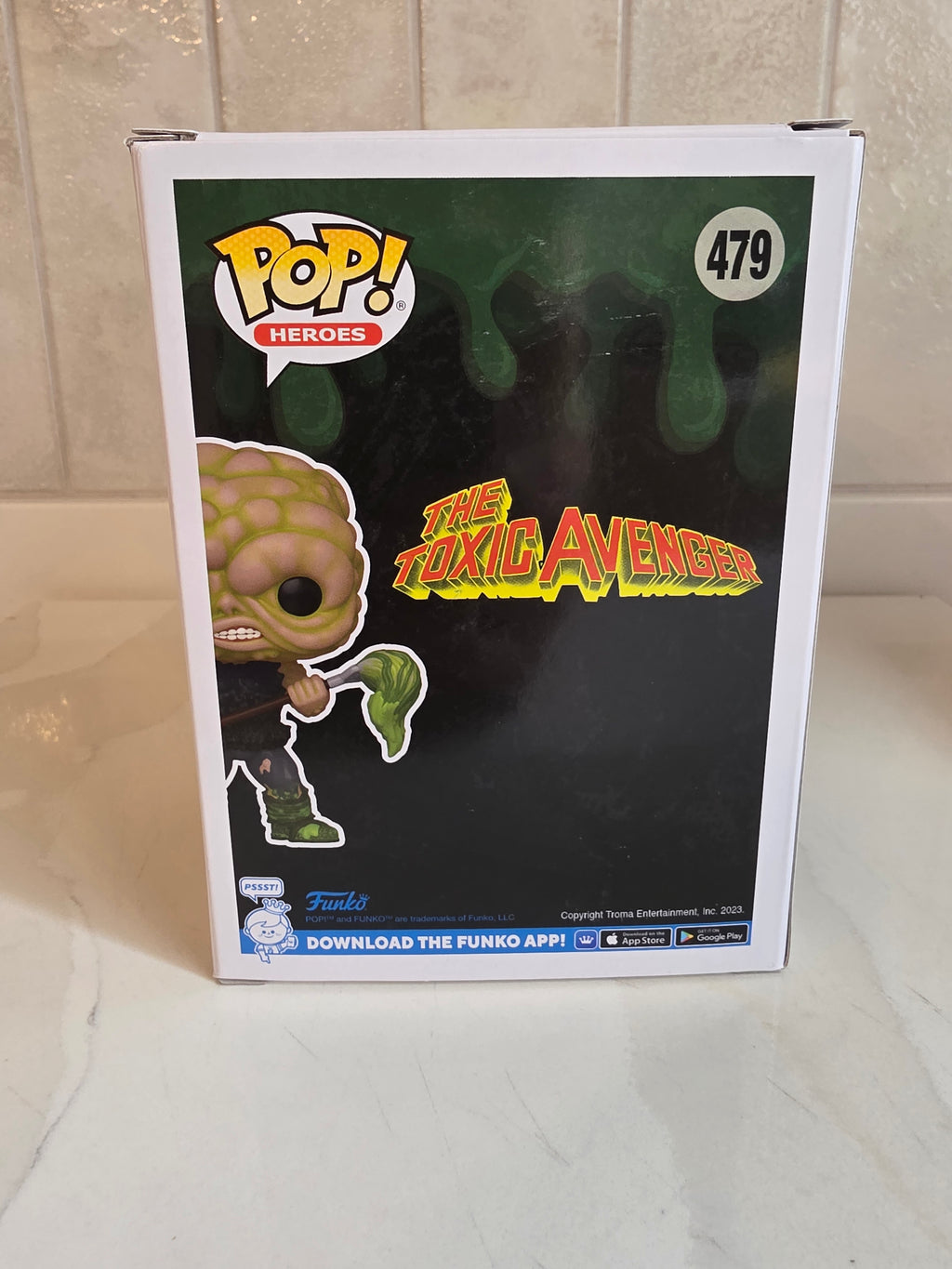Funko Pop! The Toxic Avenger - autographed by Lloyd Kaufman