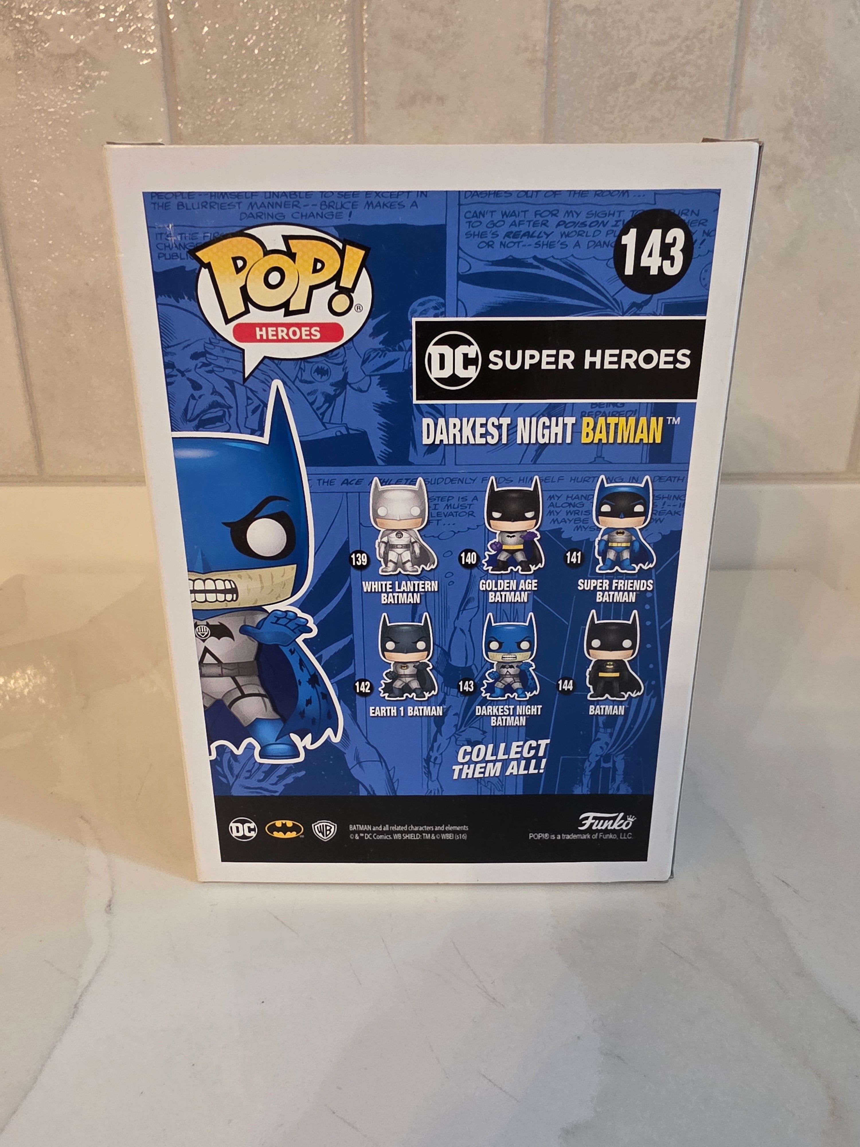 Funko Pop! Darkest Night Batman 143 (pre-owned)