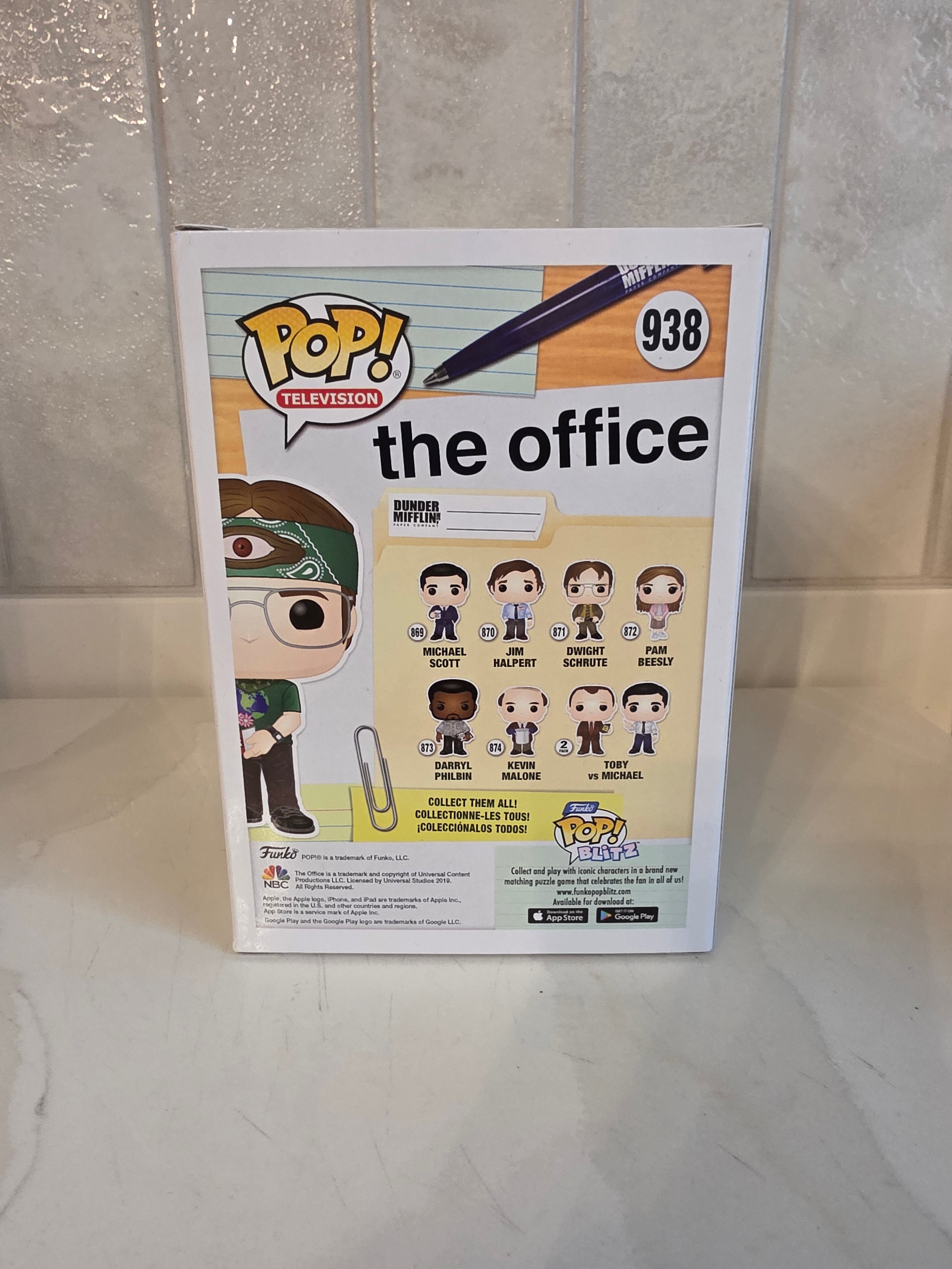Funko Pop! The office Dwight Schrute as Recyclops 938 (pre-owned)