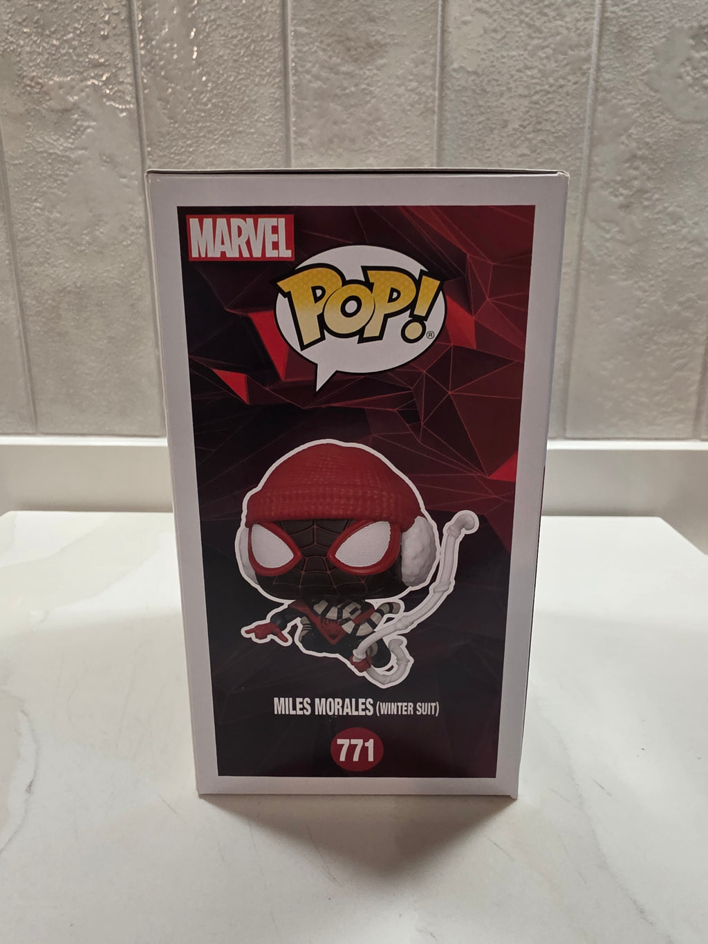 Funko Pop! Marvel Miles Morales (winter suit) 771 (pre-owned)