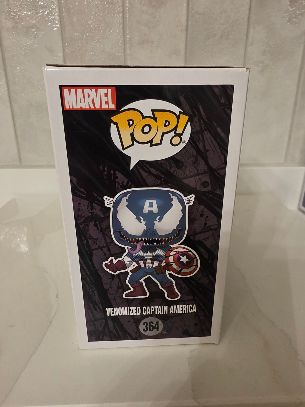 Funko Pop! Marvel Venomized Captain America 364 (pre-owned)