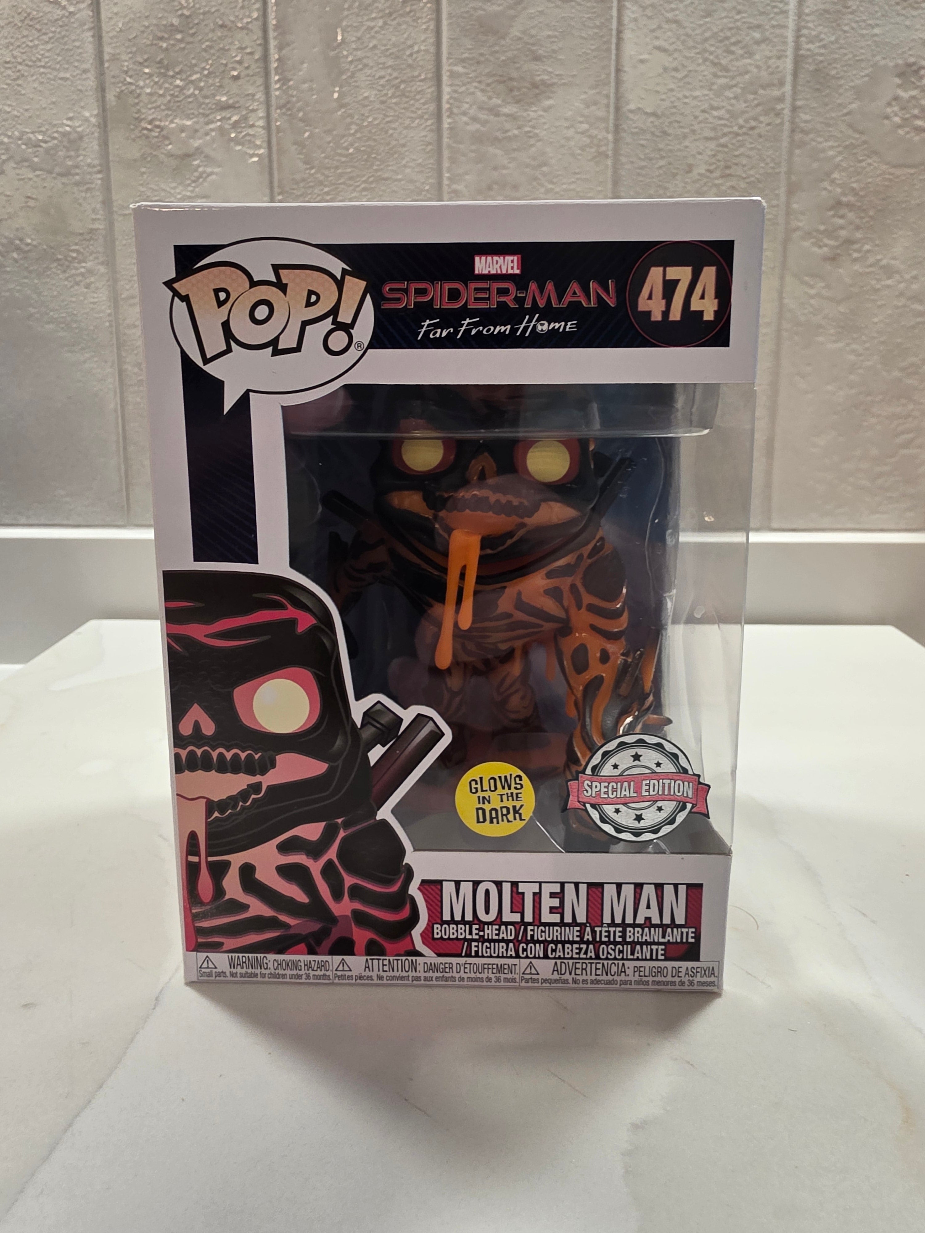 Funko Pop! Marvel Molten Man 474 (pre-owned)