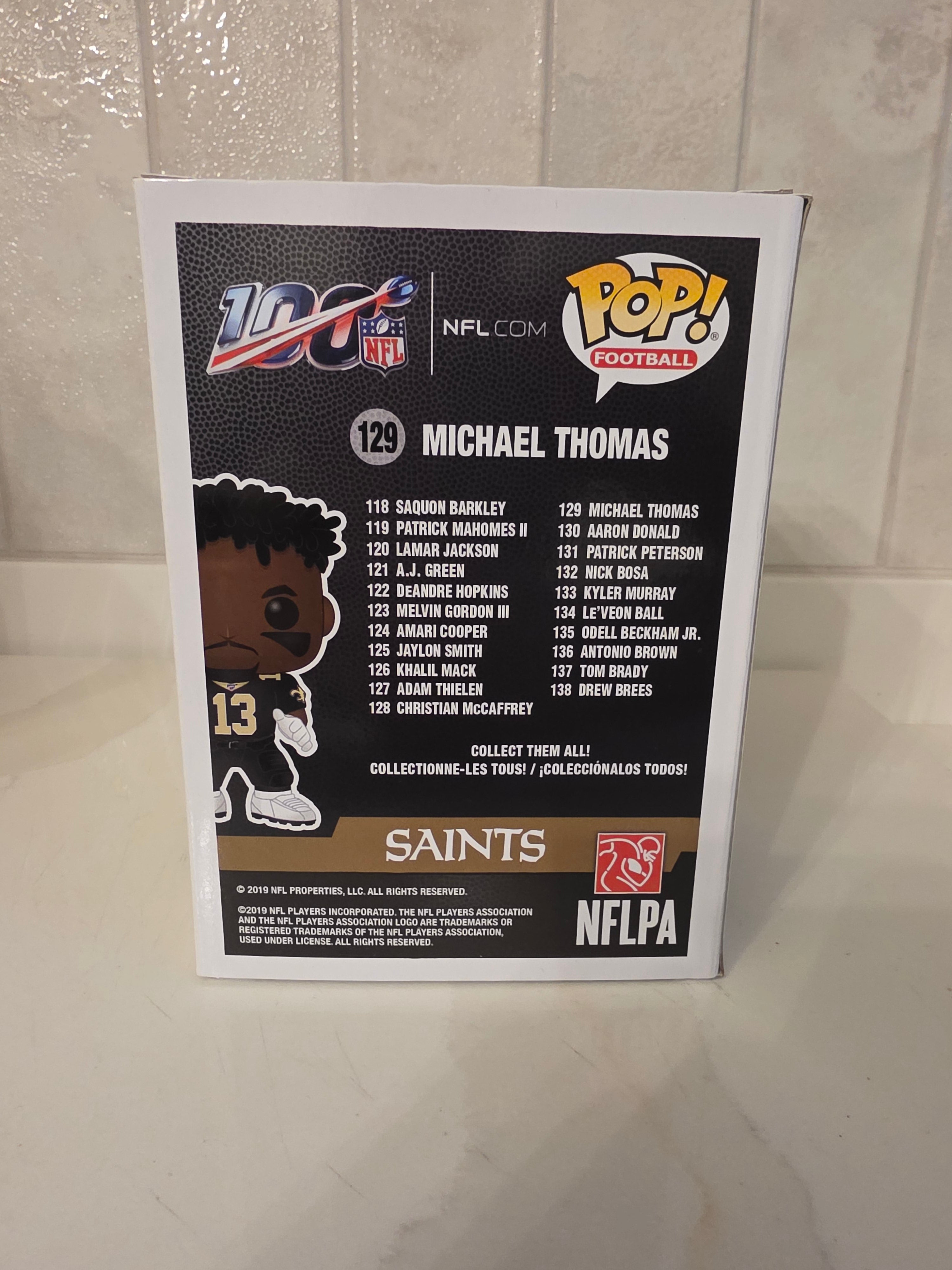 Funko Pop! NFL Saints Michael Thomas 129