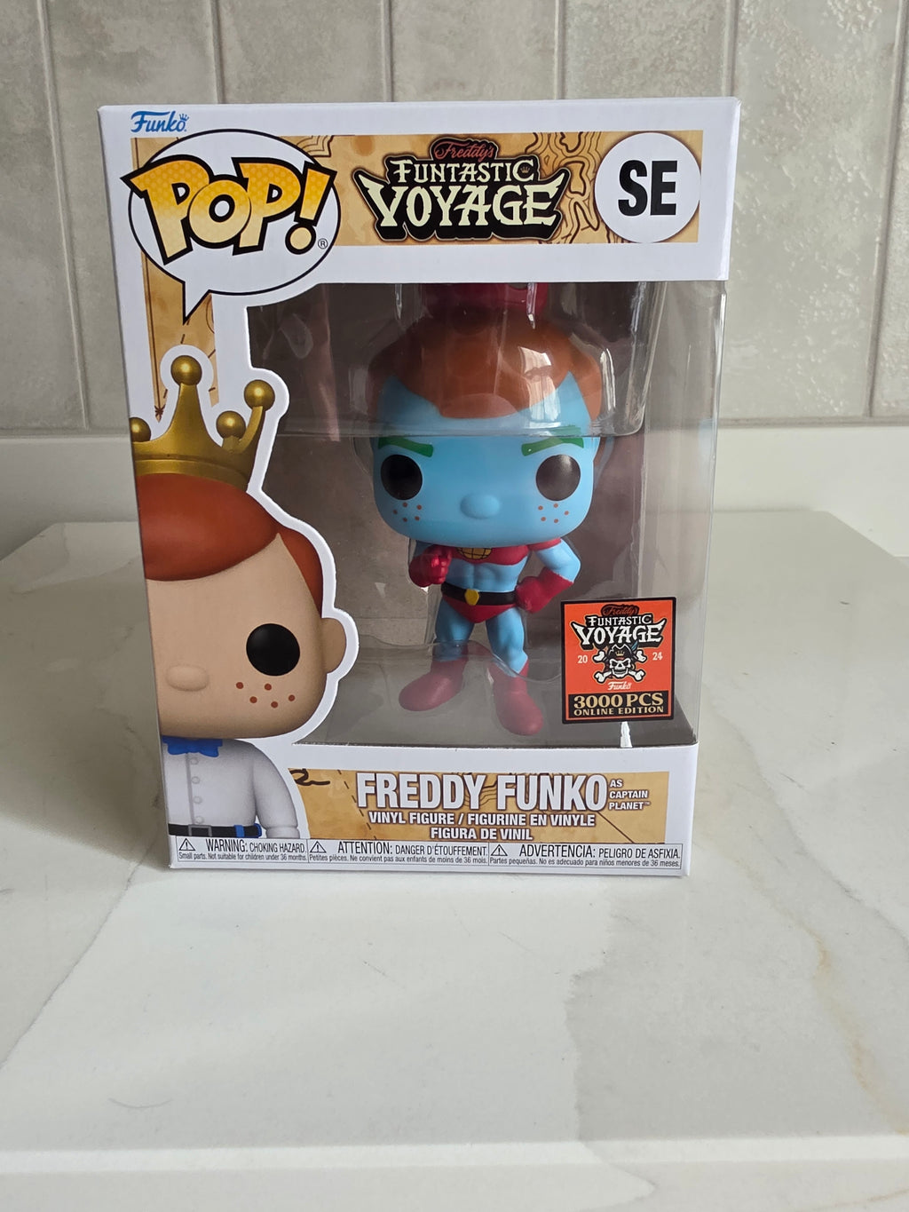 Funko Pop! Freddy Funko as Captain Planet SE 2024 3000 Pieces (pre-owned)